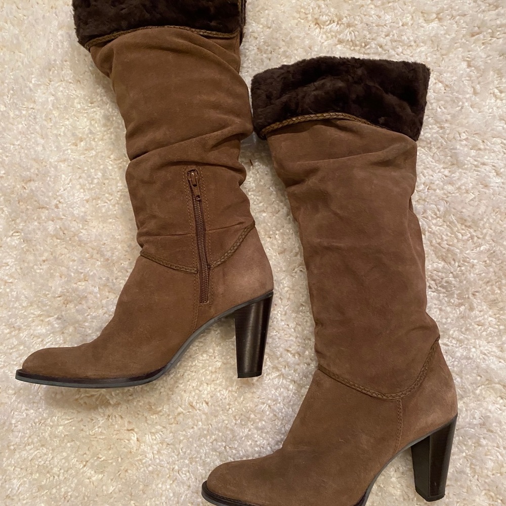 Sued Boots - image 1